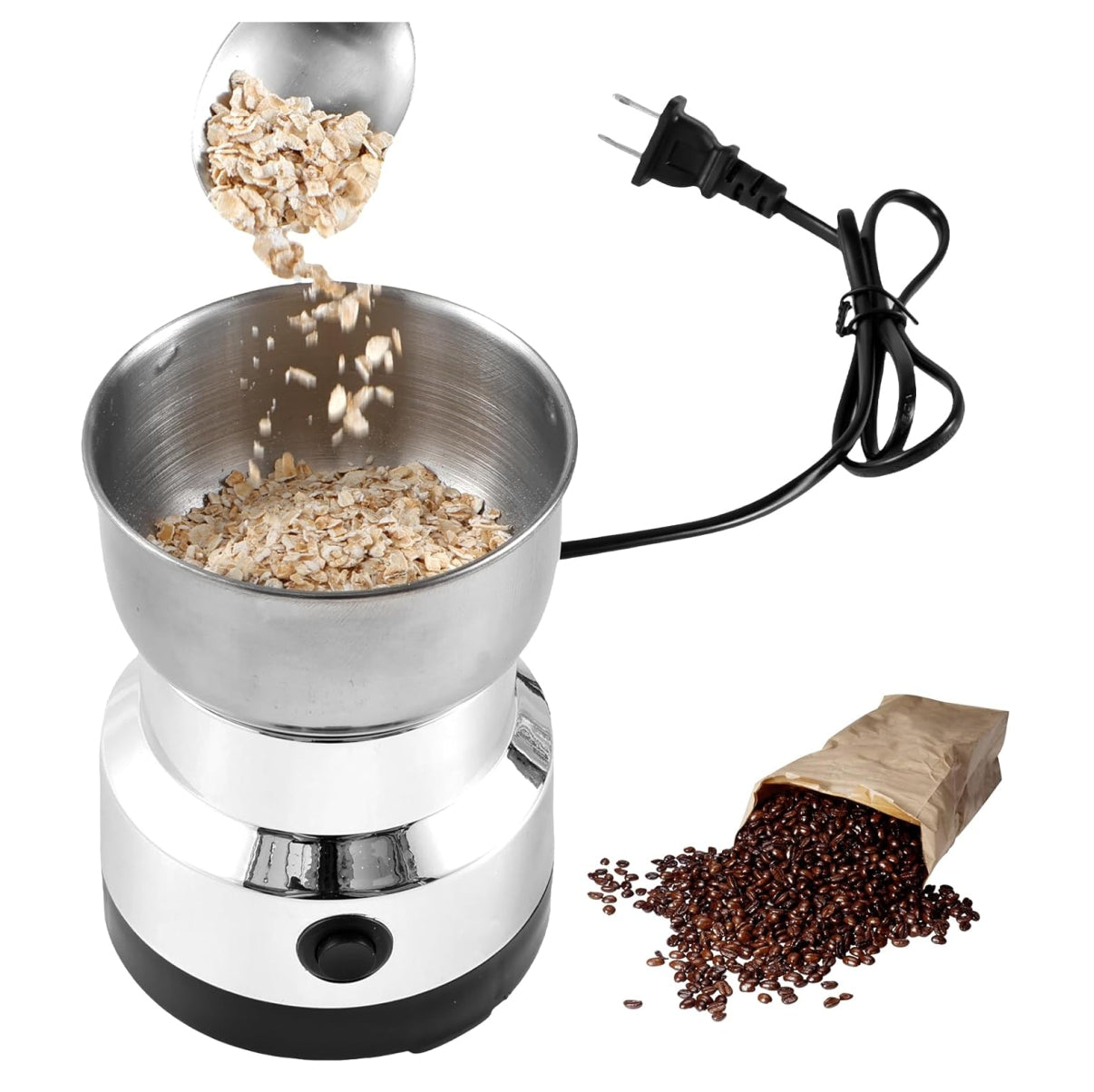 Combo Prensa Francesa 600 Ml + Molino De Café Electrico