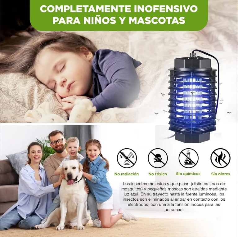 [PROMO 50% OFF] - LÁMPARA MATA ZANCUDOS ELETRICA UV