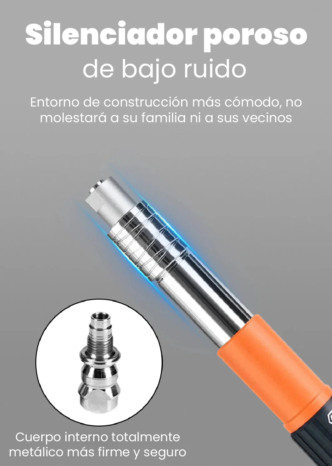Pistola Remachadora de Clavos +Gafas Protectoras 🎁