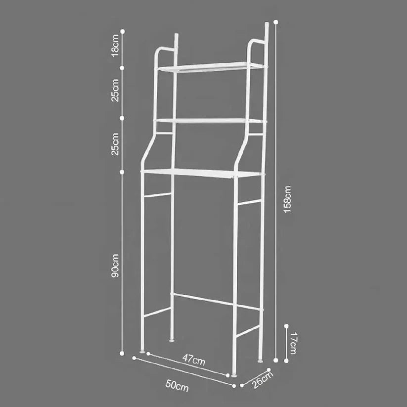 Organizador De Bano Estanteria Metalico