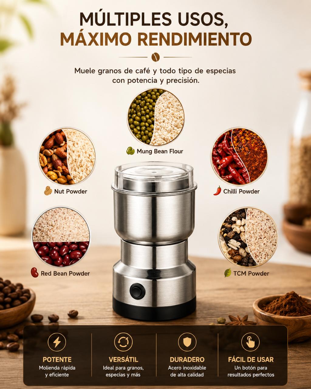 [PROMO] Grainix™ – Molino Multiusos Premium | 50 % OFF